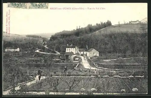 AK Recey-sur-Ource, Vue du Val d`Ars