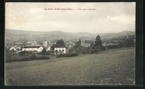 AK Blaisy-Bas, Vue panoramique