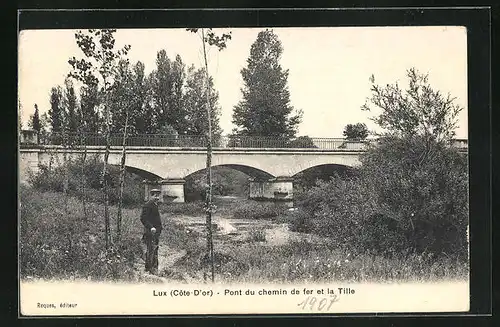 AK Lux, Pont du chemin de fer et la Tille