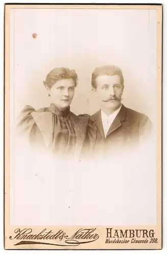 Fotografie Knackstedt & Näther, Hamburg, Wandsbecker Chaussee 238, Ehepaar im Portrait