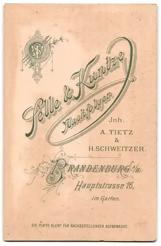 Fotografie Selle & Kuntze, Brandenburg an der Havel, Hauptstrasse 16., Dame im Sonntagskleid