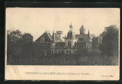 AK Chevigny-en-Valliére, Château des Tourelles