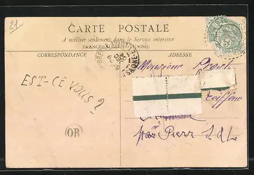 AK Chevigny-en-Valliére, Château des Tourelles