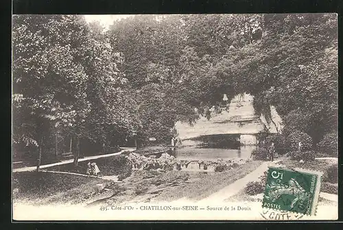 AK Chatillon-sur-Seine, Source de la Douix