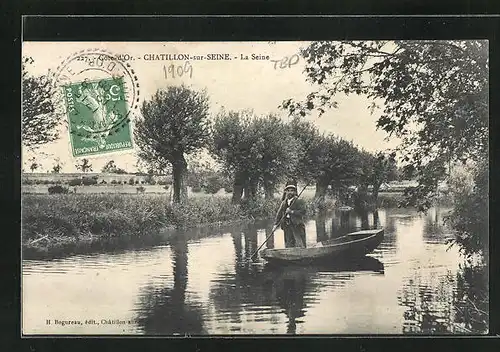 AK Chatillon-sur-Seine, La Seine