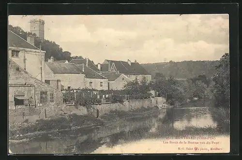 AK Montbard, Les Bords de la Brenne vus du Pont