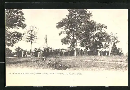 AK Pontaillers-sur-Saone, Vierge du Montardoux