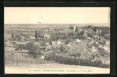 AK Pontaillers-sur-Saone, Vue générale