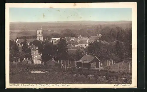 AK Pontaillers-sur-Saone, Vue générale