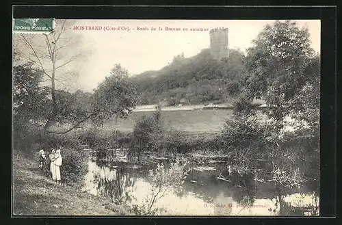 AK Montbard, Bords de la Brenne en automne
