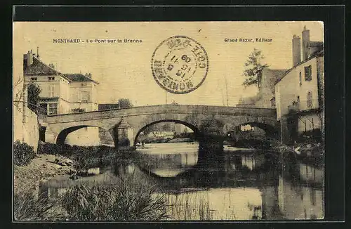 AK Montbard, Le Pont sur la Brenne