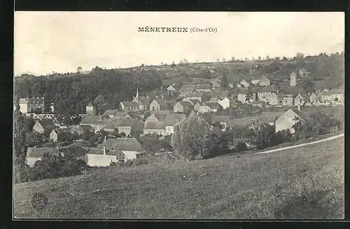 AK Ménétreux-le-Pitois, Vue panoramique