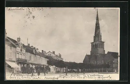 AK Meursault, Place de l'Hotel de Ville