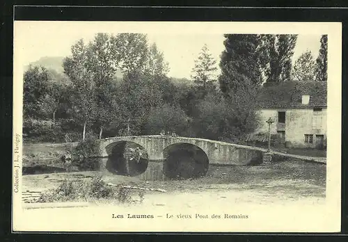 AK Les Laumes, le vieux Pont des Romains