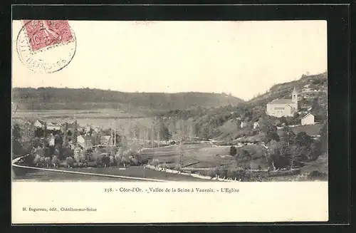 AK Vaurois, Vallée de la Seine, l'Eglise
