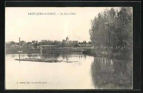 AK Saint-Jean-de-Losne, la Gare d'Eau