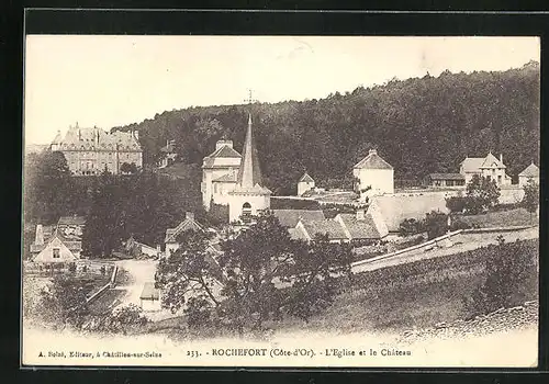 AK Rochefort, L`Eglise et le Chateau