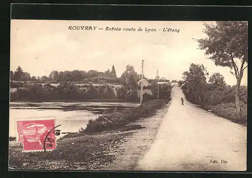 AK Rouvray, Entree route de Lyon, L`Etang