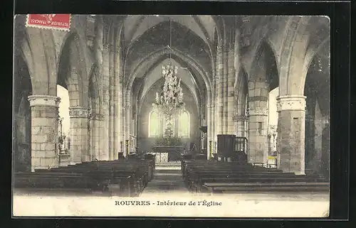 AK Rouvres, Interieur de l`Eglise