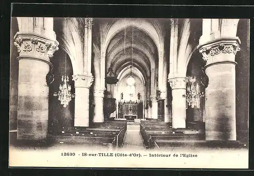 AK Is-sur-Tille, Interieur de l`Eglise