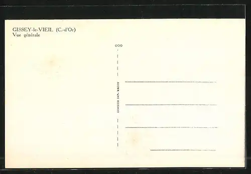 AK Gissey-le-Vieil, Vue générale