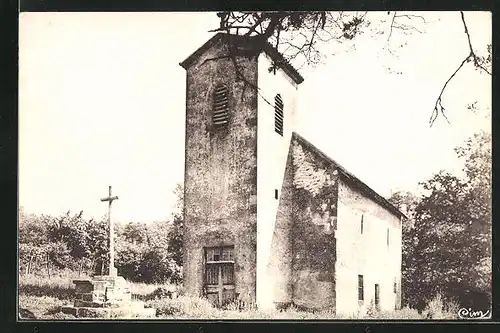 AK Saint-Pierre-en-Vaux, Eglise du XIIe siècle où la Soeur de Bréchard fut baptisée en 1580