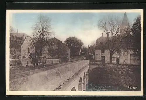 AK St-Maurice-sur-Vingeanne, Le Pont et l`Eglise