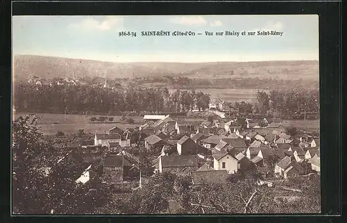 AK Saint-Rémy, Panorama et vue sur Blaisy