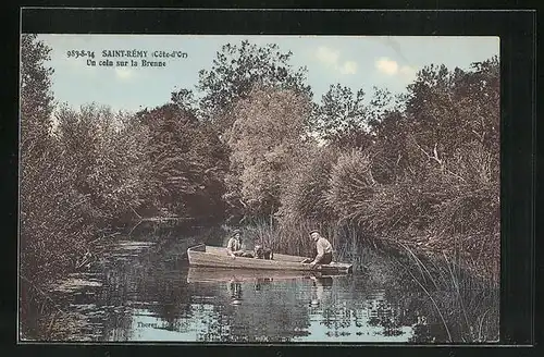 AK Saint-Rémy, Un coin sur la Brenne