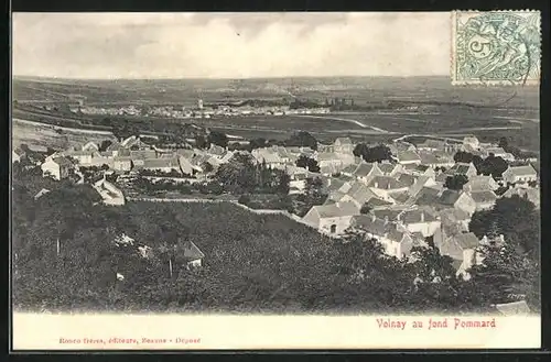 AK Volnay, Vue Generale au fond Pommard