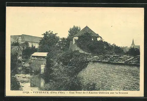 AK Vitteaux, Une Tour de l`Ancien Chateau sur la Brenne