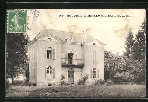 AK Rouvres-s.-Meilly, Villa des Lillas