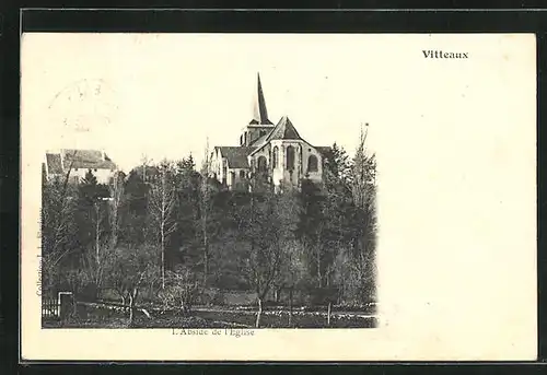 AK Vitteaux, L`Abside de l`Eglise