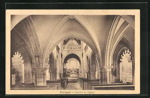 AK Flavigny, Intérieur de l`Eglise
