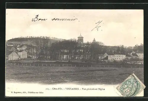 AK Voulaines, Vue generale et l`Eglise