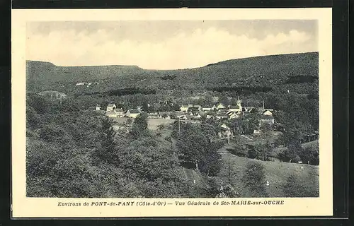 AK Ste-Marie-sur-Ouche, Vue Generale