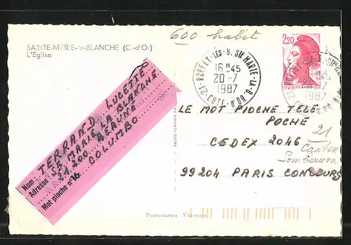 AK Sainte-Marie-la-Blanche, L`Eglise