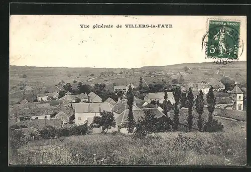 AK Villers-la-Faye, Vue Generale