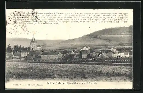 AK Sainte-Sabine, Vue Generale