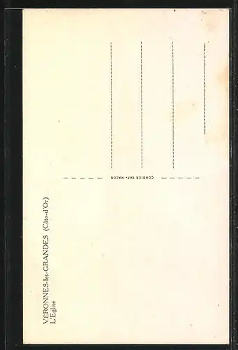 AK Véronnes-les-Grandes, l'Eglise