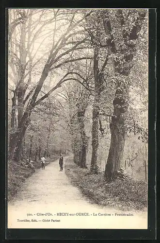 AK Recey-sur-Ource, La Carriere Promenades