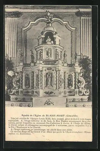 AK Blaisy-Haut, Retable de l`Eglise