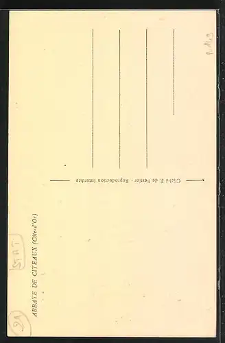 AK Citeaux, Statue de St-Robert