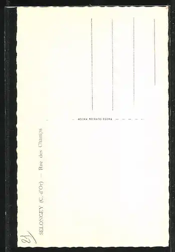 AK Selongey, Rue des Champs