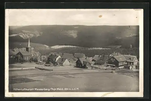 AK Masserberg / Thür. Wald, Teilansicht