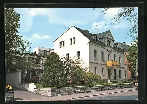 AK Bad Steben, Kurhotel Saxonia, Badstrasse 12