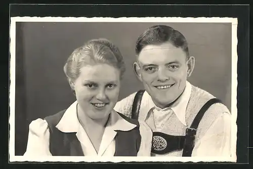 AK Geising / Erzgeb., Geschwister Fromme, Volkslieder-Sänger