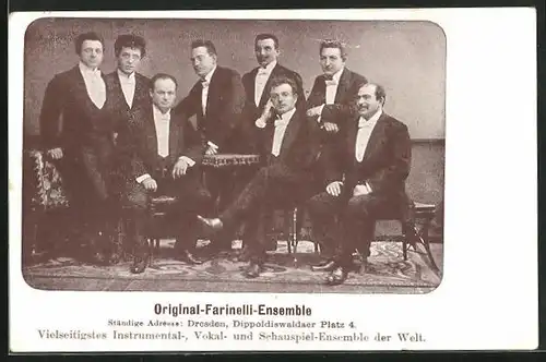 AK Original-Farinelli-Ensemble aus Dresden