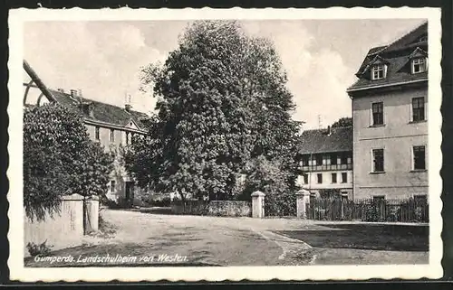 AK Gumperda, Landschulheim von Westen