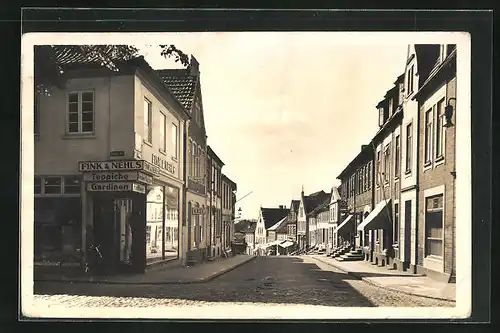 AK Neustadt i. Holst., Brückstrasse Ecke Königstrasse